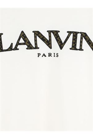 tshirt in cotone bianco LANVIN KIDS | N30283117